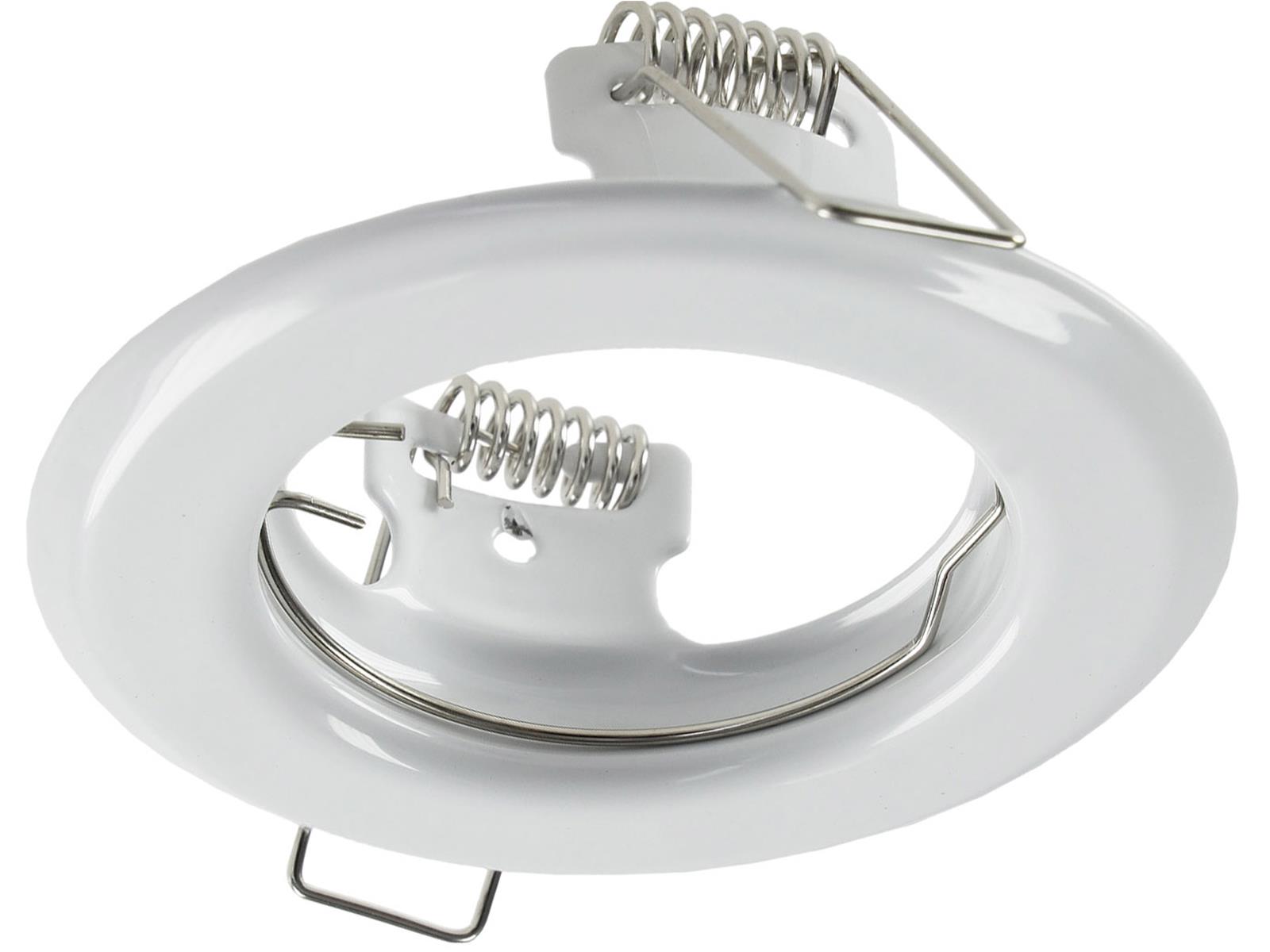 Decken-Einbaustrahler "SR80" weißstarr, Ø80mm, für 50mm Lampen