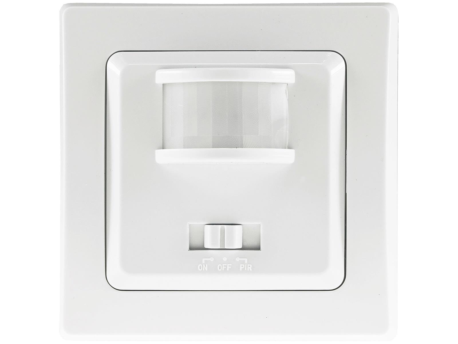 DELPHI Bewegungsmelder 160°, weiß LED geeignet,  250V, Unterputz, 3-Draht