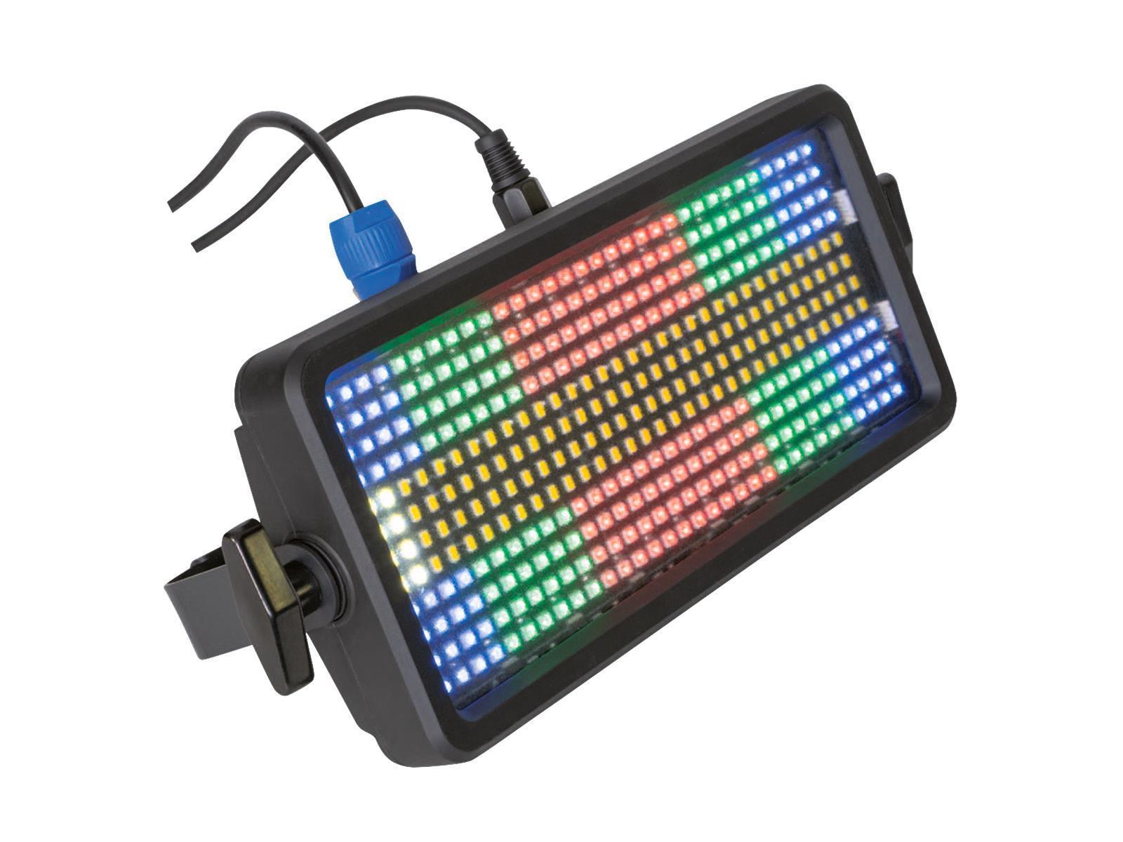 DMX-Lichteffekt IBIZA ''FLASH-COLOR-STROBE'', 384 LED RGB+W,110-240V, 320x160x75mm