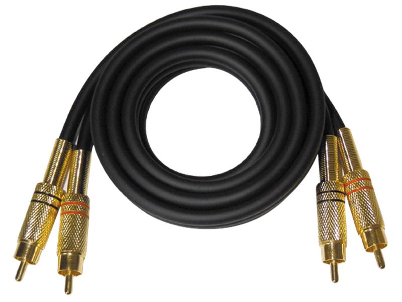 High-End Cinch-Kabel ''RCA-Gold'' 1,5 m