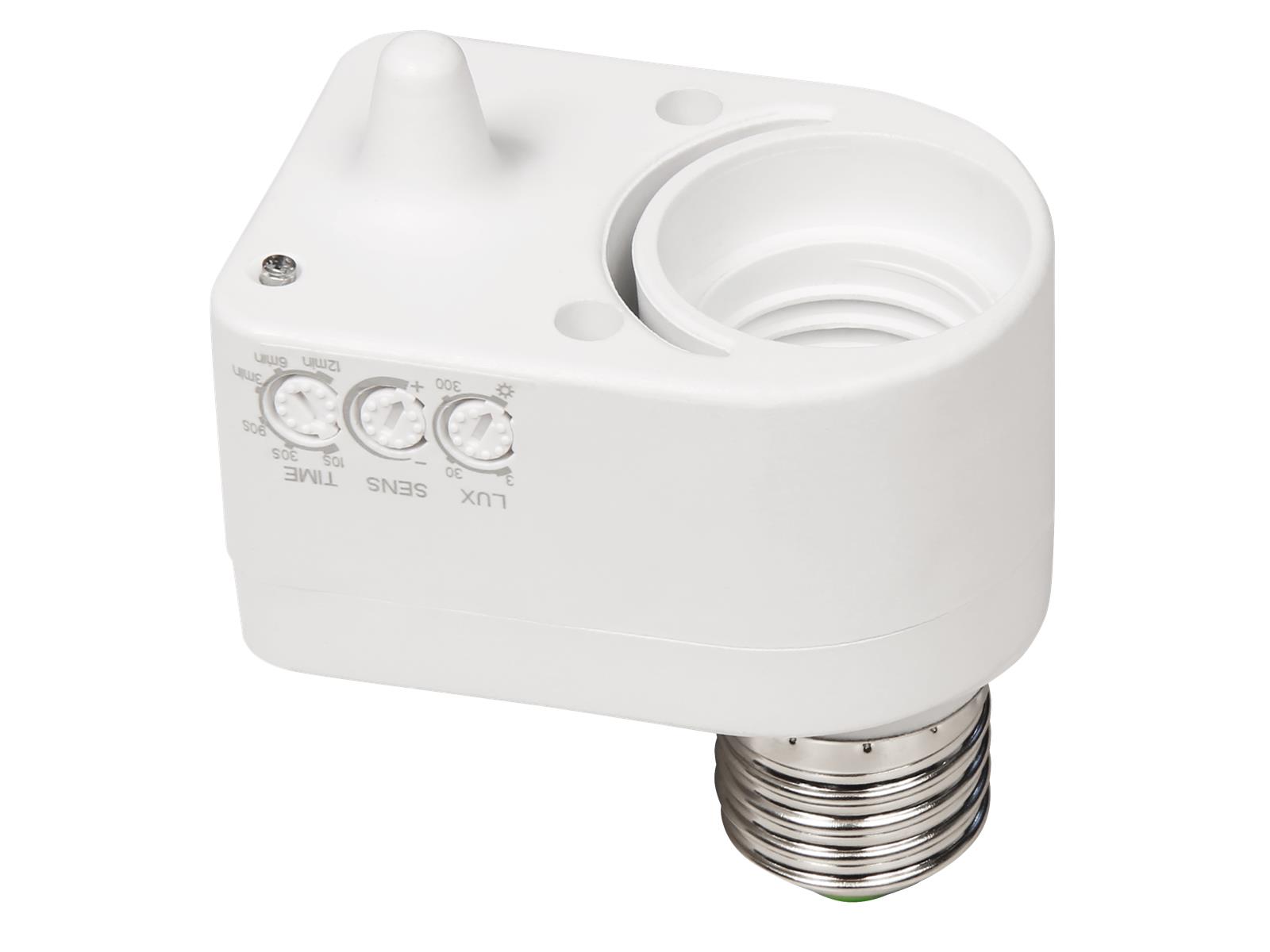 HF / Mikrowellen-Bewegungsmelder McShine mit E27 Fassung ''LX751'', 230V/ 60W