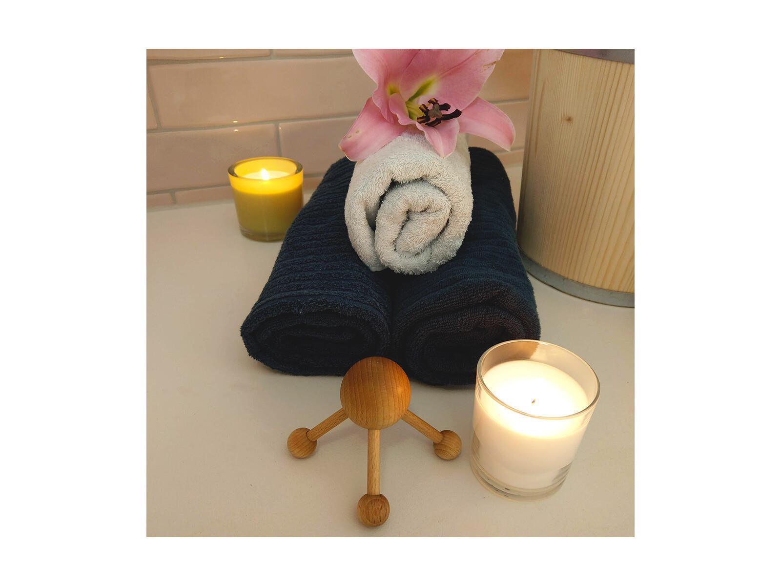 Massagespinne, mit 4 Beinen aus Holz 8,8 cm